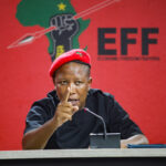 CIC Julius Malema addresses the media at Winnie Madikizela Mandela House